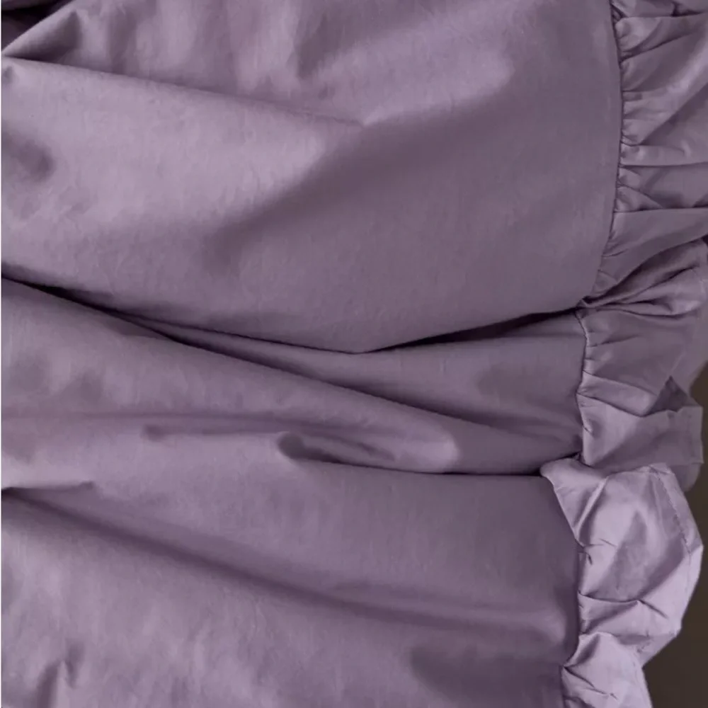 Urban Outfitters (UO) 100% COTTON DUVET COVER WITH RUFFLE TRIM